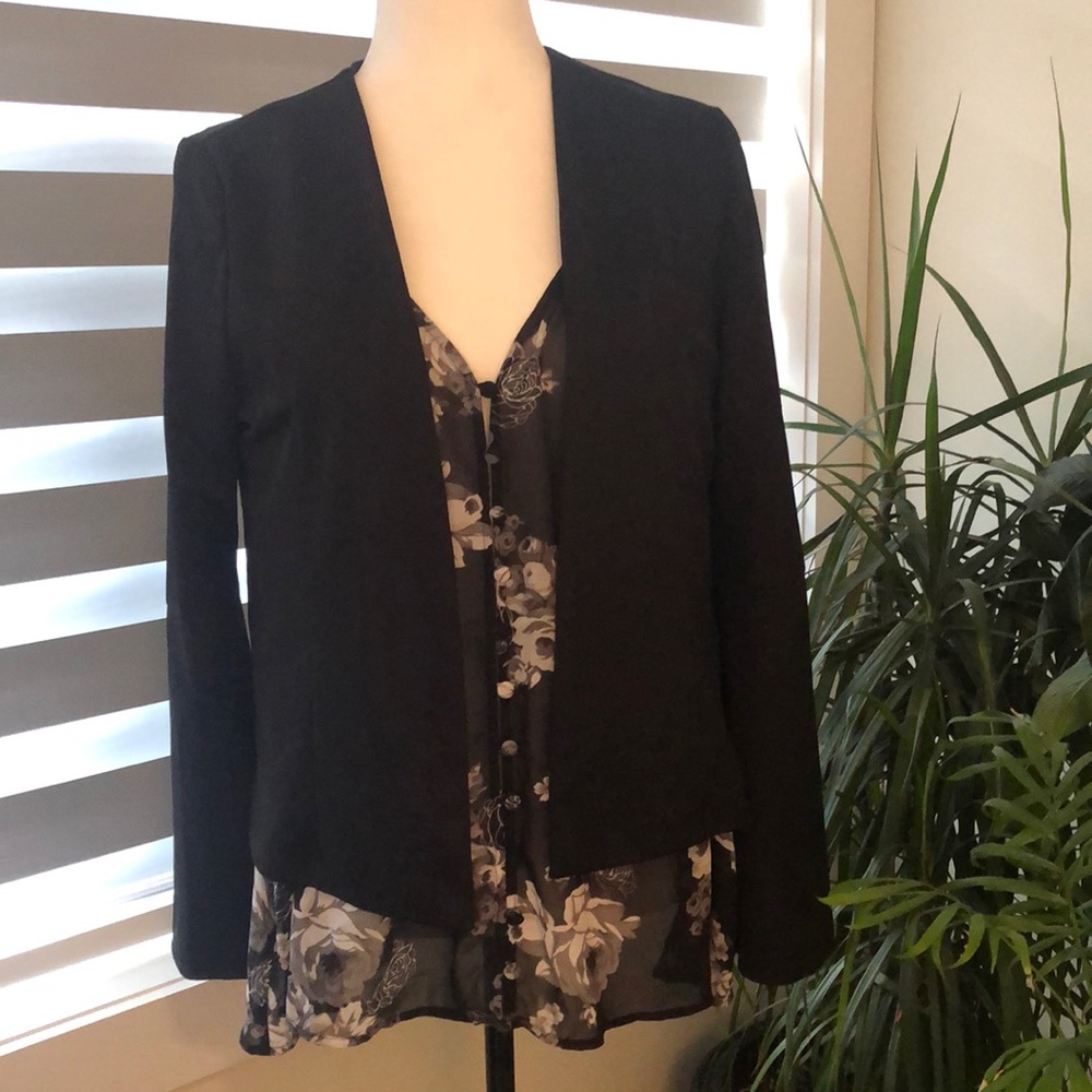 Streetwear Society Black Long Sleeve Ladies Blazer Size M